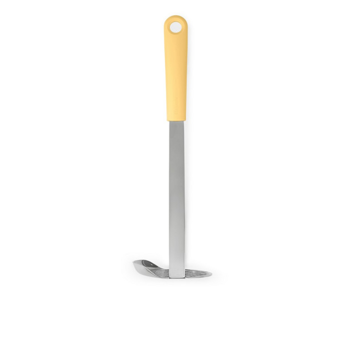 Преса за картофи Brabantia Tasty+ Vanilla Yellow, с подвит ръб за загребване - Кухня