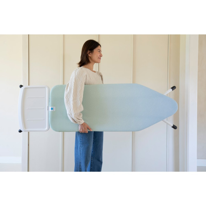 Маса за гладене Brabantia C 124x45cm с поставка за парогенератор, Soothing Sea - Баня и почистване