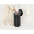 Кош за пране Brabantia 60L, Matt Black, пластмасов капак - Баня и почистване