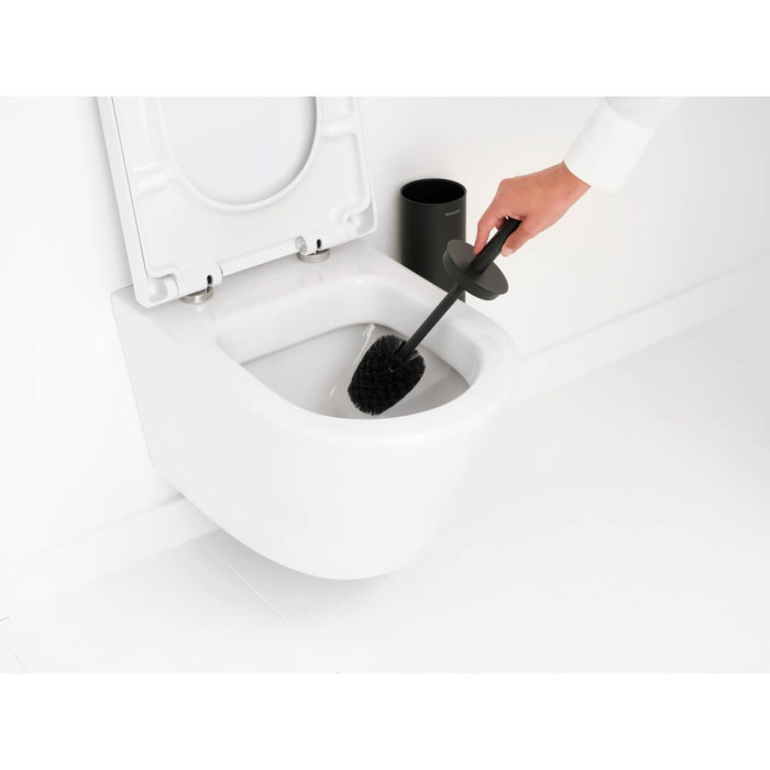 Четка за тоалетна със стойка Brabantia MindSet Mineral Infinite Grey N - Баня и почистване