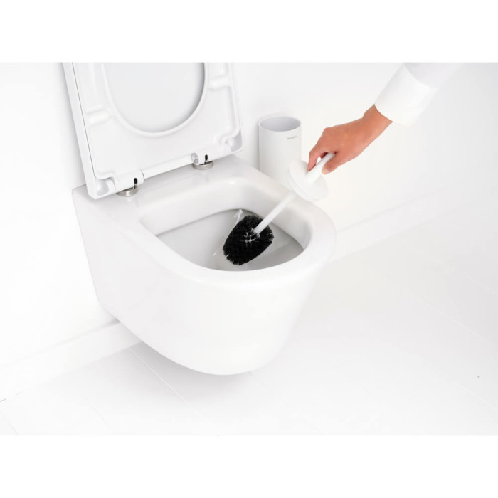 Четка за тоалетна със стойка Brabantia MindSet Mineral Fresh White N - Баня и почистване
