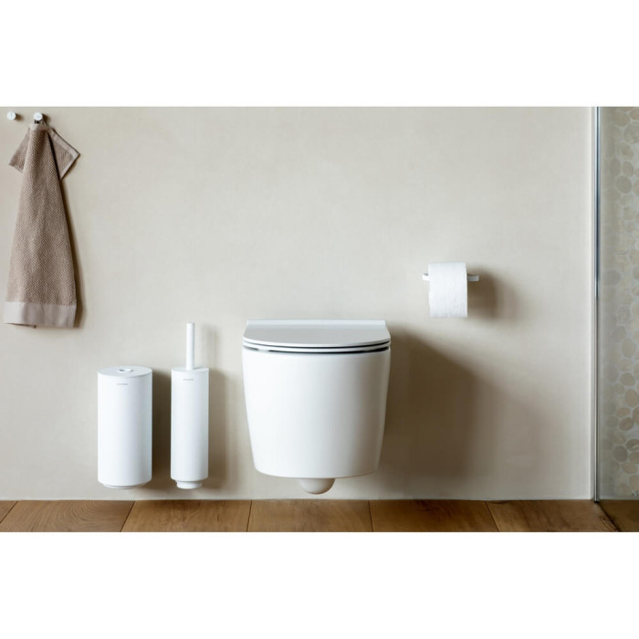 Комплект аксесоари за тоалетна Brabantia MindSet Mineral Fresh White N 3 части - Баня и почистване