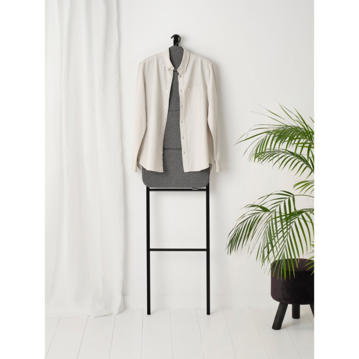 Многофункционална закачалка за дрехи Brabantia Linn Black - Баня и почистване