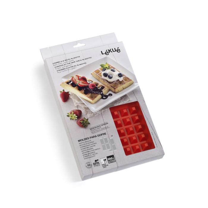 Комплект форми за печене на гофрети Lekue 2 броя Комплект форми за печене на гофрети Lekue 2 броя - Кухня