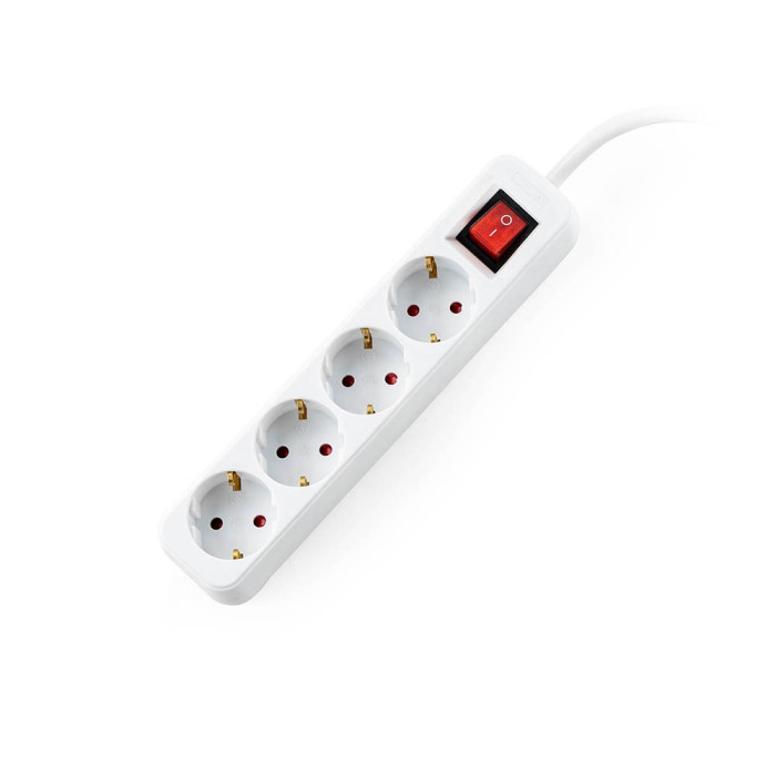 Разклонител Muhlerс ключ, 4G, 1.5mm2, 5m дължина Разклонител Muhlerс ключ, 4G, 1.5mm2, 5m дължина - Електроуреди