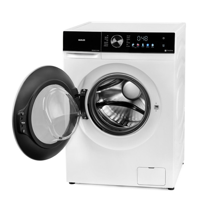 Пералня Muhler DDWM1012WA, 10kg, 1200rpm, Директно задвижване Пералня Muhler DDWM1012WA, 10kg, 1200rpm, Директно задвижване - Електроуреди