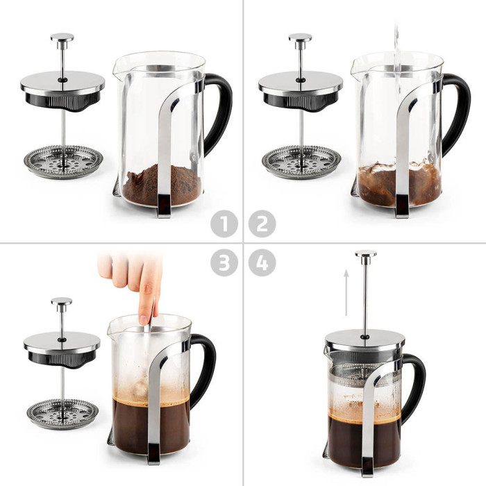 Преса за кафе френска Luigi Ferrero Coffeina FR-8083Т 800ml Преса за кафе френска Luigi Ferrero Coffeina FR-8083Т 800ml - Кухня