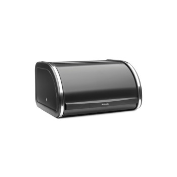 Кутия за хляб Brabantia Roll Top, Matt Black, средна