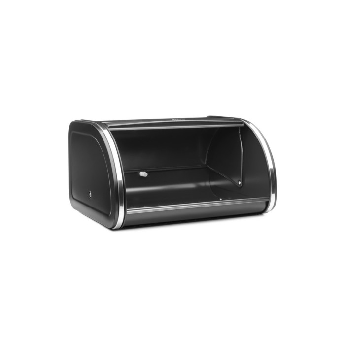 Кутия за хляб Brabantia Roll Top, Matt Black, средна - Кухня