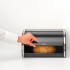 Кутия за хляб Brabantia Roll Top, Matt Black, средна - Кухня