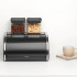 Кутия за хляб Brabantia Roll Top, Matt Black, средна - Кухня