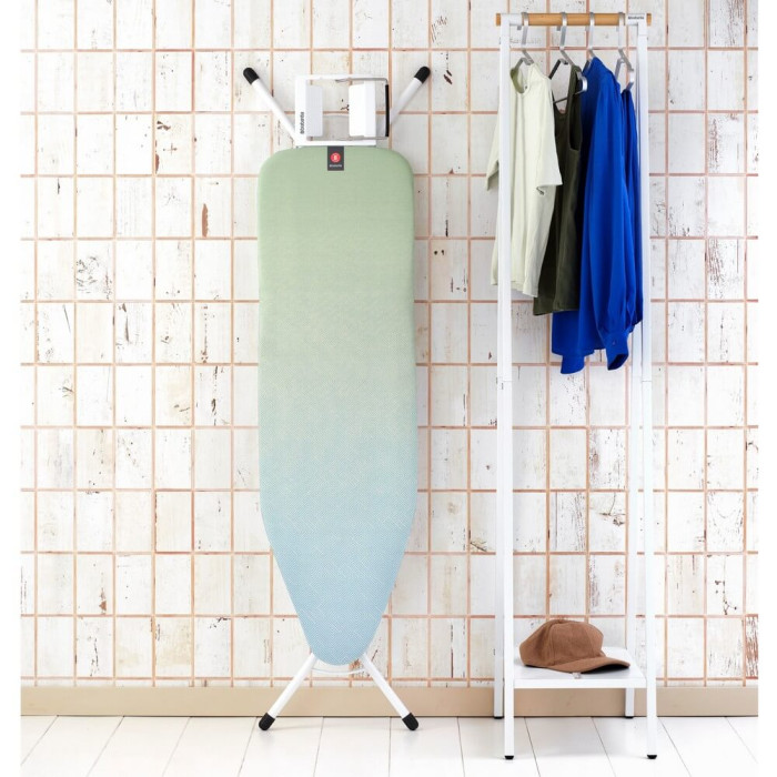 Маса за гладене Brabantia B 124x38cm с поставка за ютия, Soothing Sea - Баня и почистване