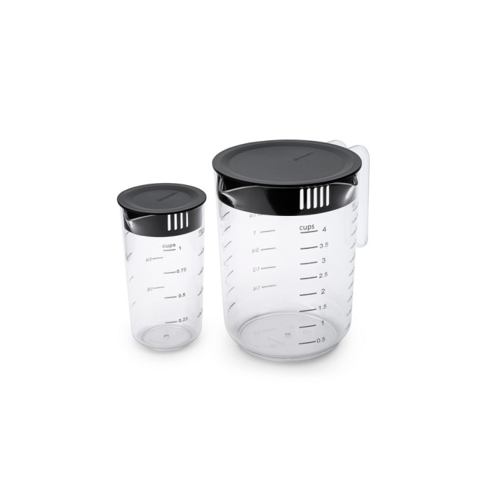 Комплект мерителни кани Brabantia Tasty+ Dark Grey 2 броя - Кухня