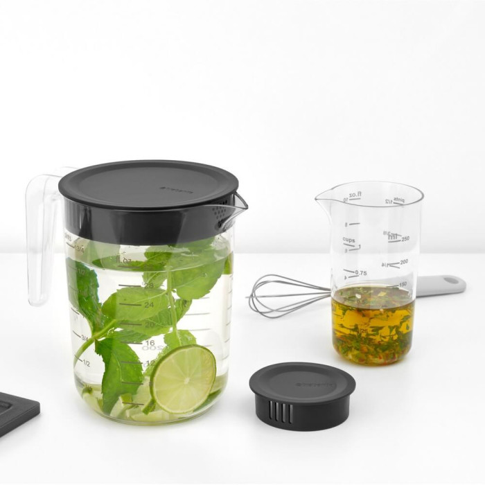 Комплект мерителни кани Brabantia Tasty+ Dark Grey 2 броя - Кухня