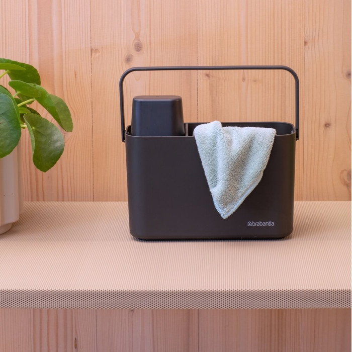 Кутия за аксесоари за почистване с дръжка Brabantia SinkSide Dark Grey - Кухня