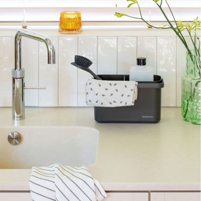 Кутия за аксесоари за почистване с дръжка Brabantia SinkSide Dark Grey - Кухня