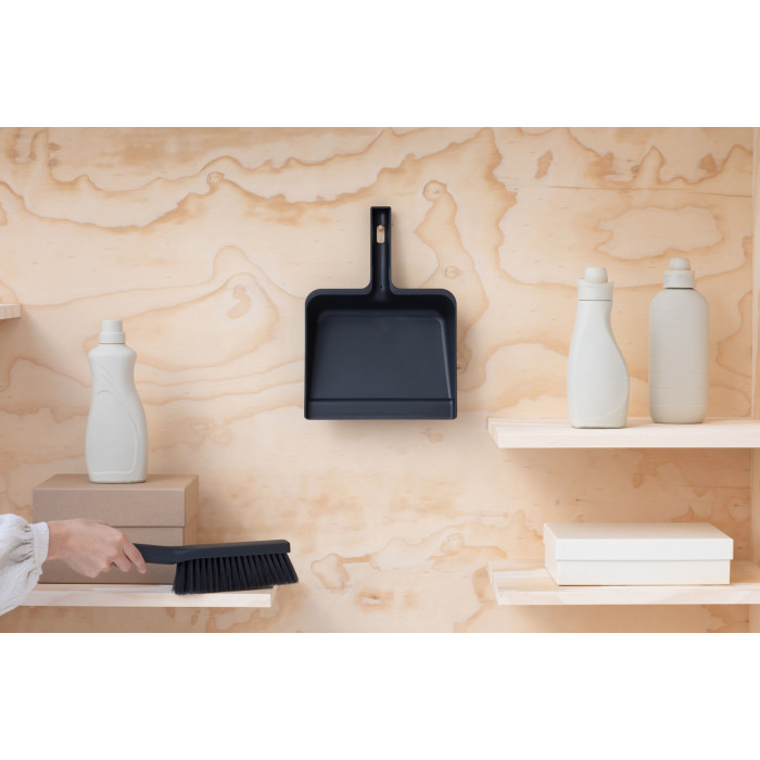 Комплект лопатка с четка за почистване Brabantia SinkSide Dark Grey - Кухня
