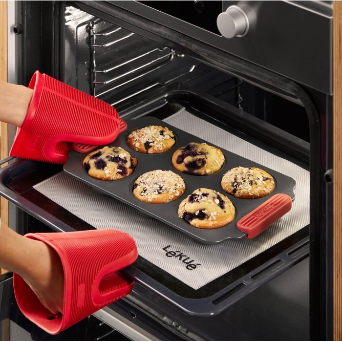 Форма за печене Lekue 31x18xH3.7cm, Non-Stick, за мъфини