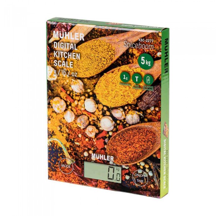Везна Muhler KSC-2277 ел.кухненска,Spicebloom, 5kg Везна Muhler KSC-2277 ел.кухненска,Spicebloom, 5kg