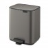 Кош за смет Brabantia Bo Pedal 7L, Platinum