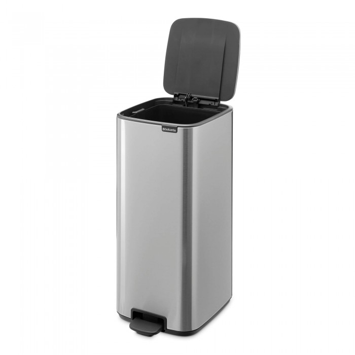 Кош за смет Brabantia Bo Pedal 30L, Matt Steel Fingerprint Proof