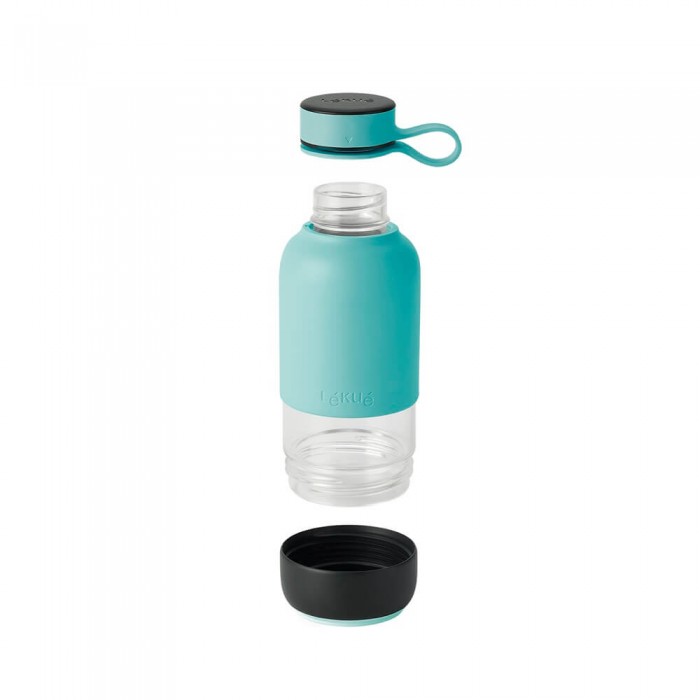 Бутилка с вграден филтър Lekue On The Go Turquoise 500ml