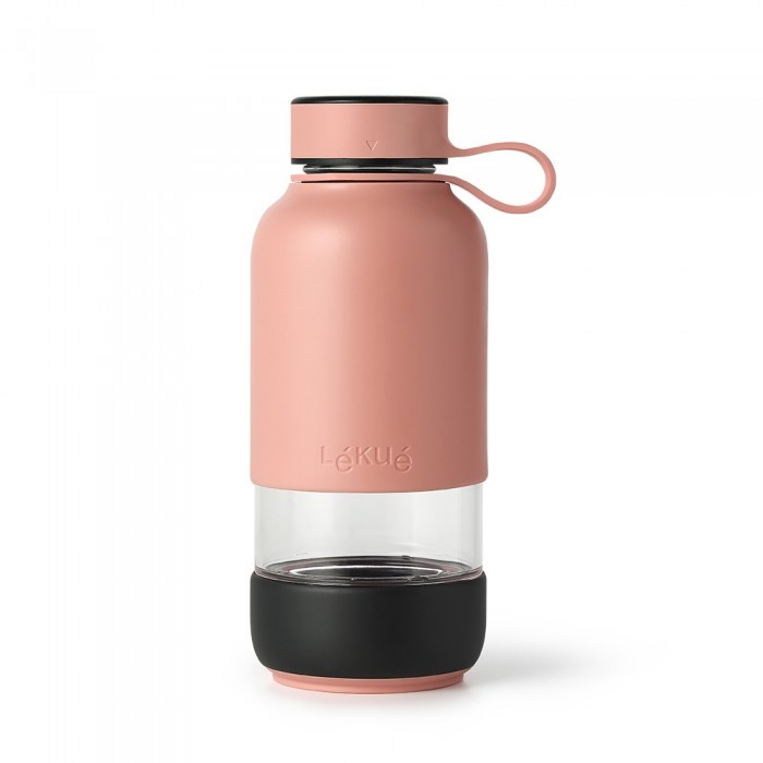 Бутилка с вграден филтър Lekue On The Go Coral 500ml