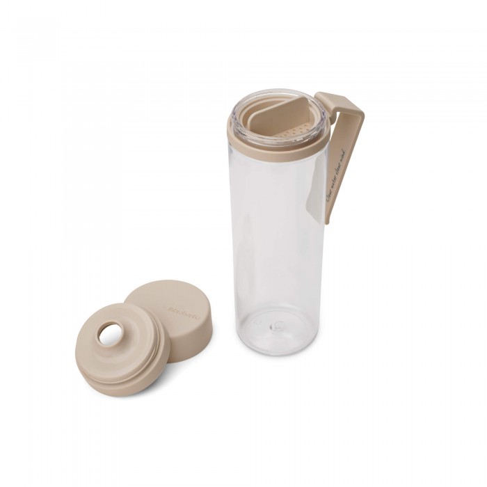 Бутилка Brabantia Make&Take 500ml Soft Beige, с цедка Бутилка Brabantia Make&Take 500ml Soft Beige, с цедка