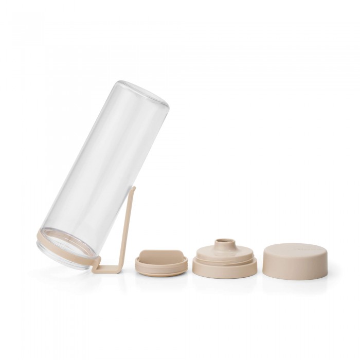 Бутилка Brabantia Make&Take 500ml Soft Beige, с цедка Бутилка Brabantia Make&Take 500ml Soft Beige, с цедка