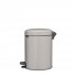 Кош за смет с педал Brabantia NewIcon 5L, Soft Grey