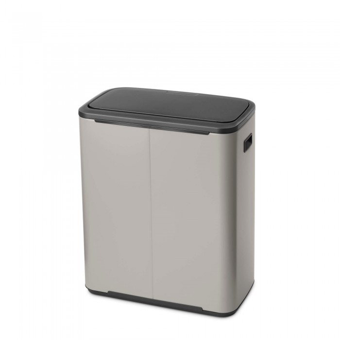 Кош за смет Brabantia Bo Touch 2x30L, Soft Grey