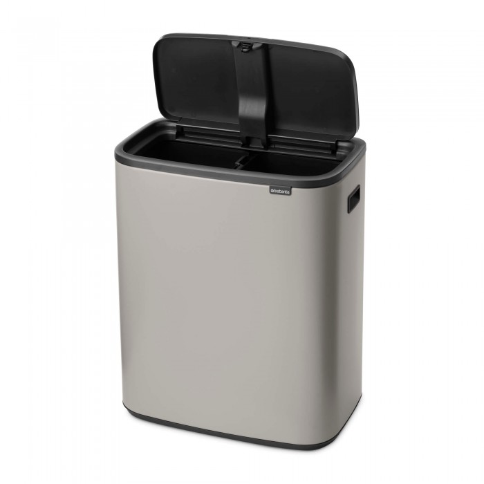 Кош за смет Brabantia Bo Touch 2x30L, Soft Grey