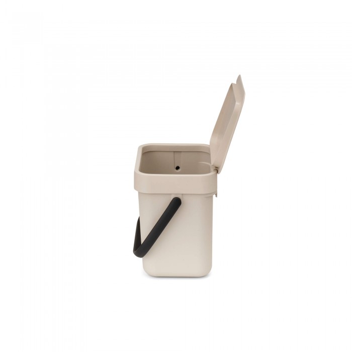 Кош за смет за разделно събиране Brabantia Sort&Go 3L, Soft Beige Кош за смет за разделно събиране Brabantia Sort&Go 3L, Soft Beige