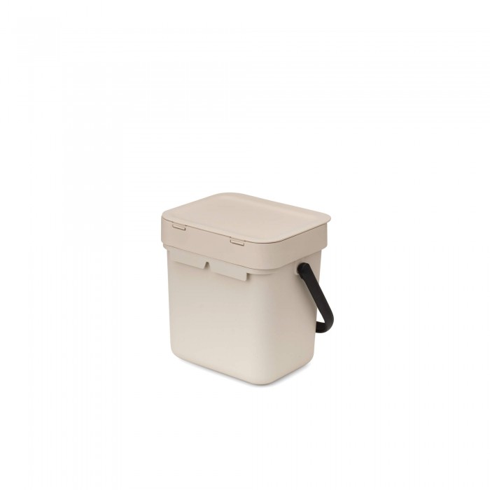 Кош за смет за разделно събиране Brabantia Sort&Go 3L, Soft Beige Кош за смет за разделно събиране Brabantia Sort&Go 3L, Soft Beige