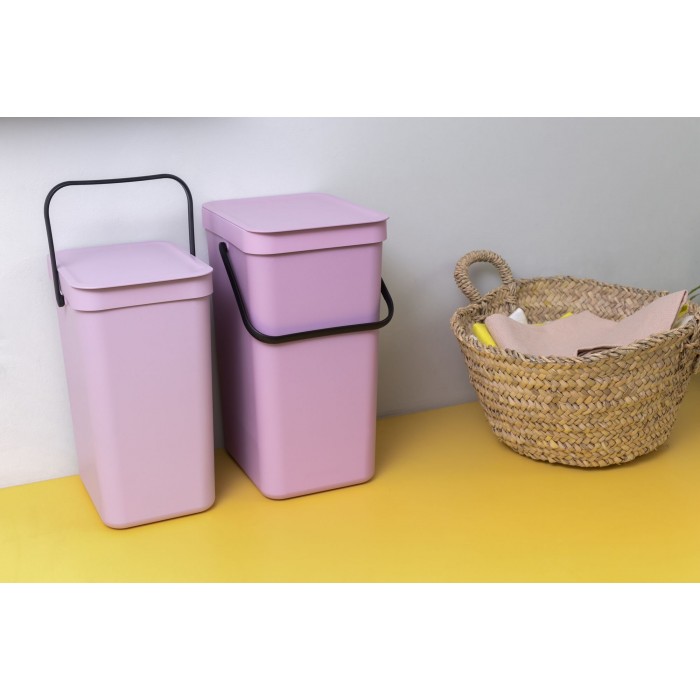 Кош за смет за разделно събиране Brabantia Sort&Go 12L, Lilac Pink Кош за смет за разделно събиране Brabantia Sort&Go 12L, Lilac Pink