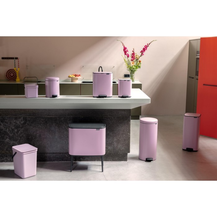 Кош за смет за разделно събиране Brabantia Sort&Go 12L, Lilac Pink Кош за смет за разделно събиране Brabantia Sort&Go 12L, Lilac Pink