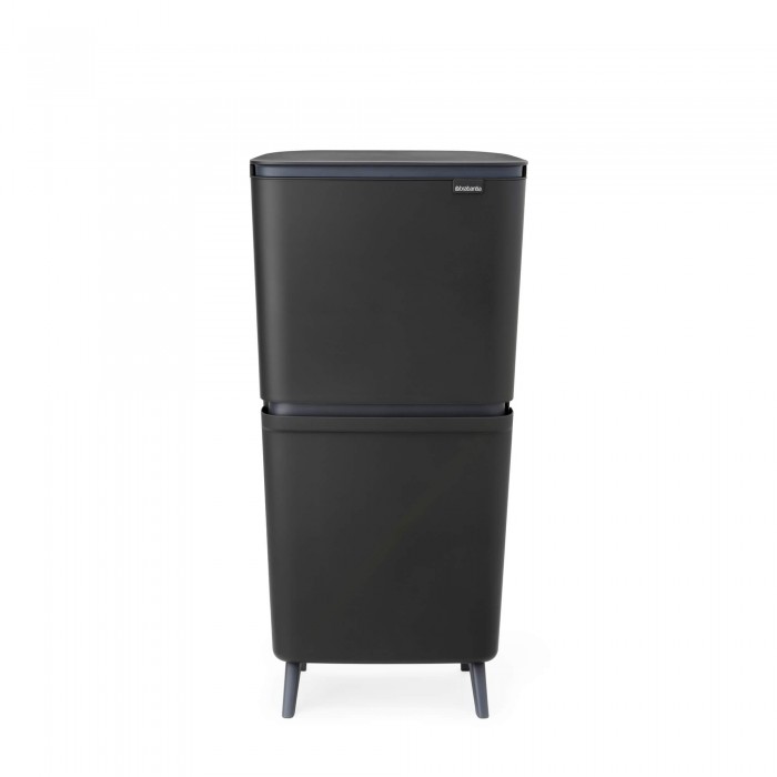 Кош за смет за разделно събиране Brabantia SortUp Hi 20+10+10L, Dark Grey