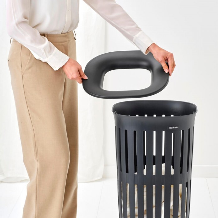 Кош за пране Brabantia Collect-It Hi 55L, Black Кош за пране Brabantia Collect-It Hi 55L, Black