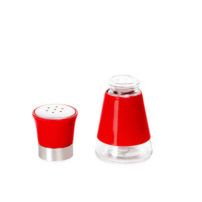 Солница Muhler MR-1401R Ø6.5xH11cm, червена Солница Muhler MR-1401R Ø6.5xH11cm, червена - Кухня