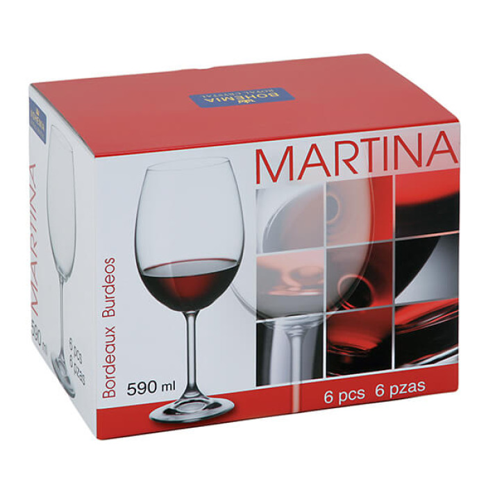 Чаша за вино Bohemia Royal Martina 590ml, 6 броя Чаша за вино Bohemia Royal Martina 590ml, 6 броя - Кухня