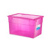 Универсална кутия Stefanplast Visual Box XXL High, 62L, розова