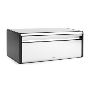 Кутия за хляб Brabantia Fall Front Brilliant Steel