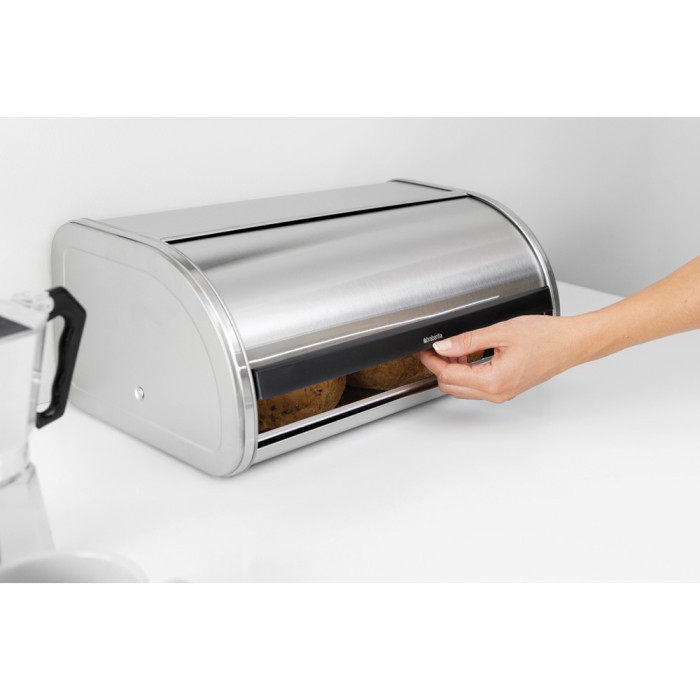 Кутия за хляб Brabantia Roll Top Brilliant Steel - Кухня