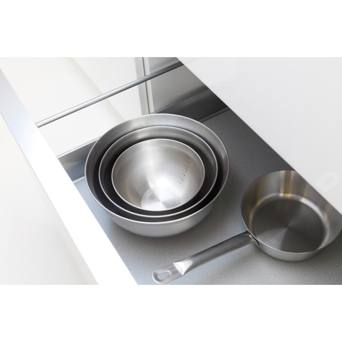 Купа за бъркане Brabantia Profile 3L, Matt Steel / Black - Кухня