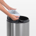 Кош за смет Brabantia Touch Bin 2x20L, Brilliant Steel