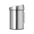 Кош за смет Brabantia Touch Bin 3L, Matt Steel Fingerprint Proof - Баня и почистване