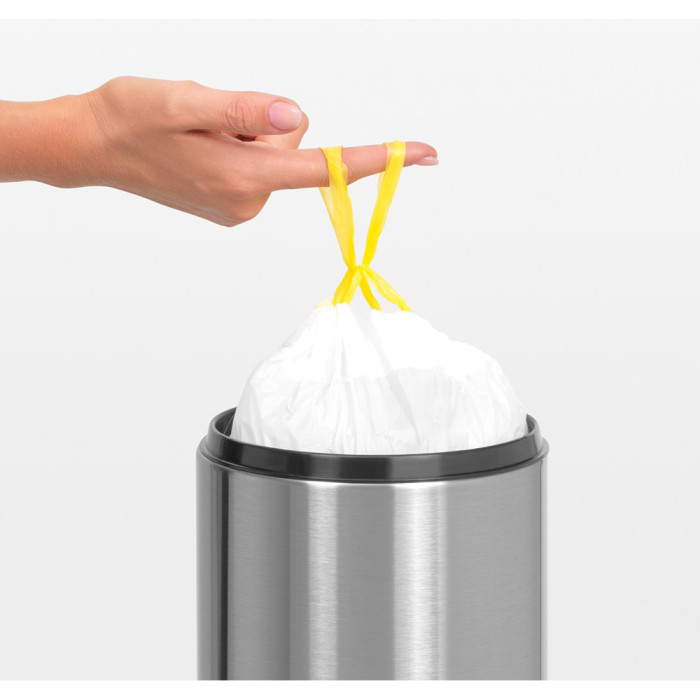 Кош за смет Brabantia Touch Bin 3L, Matt Steel Fingerprint Proof - Баня и почистване