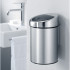 Кош за смет Brabantia Touch Bin 3L, Matt Steel Fingerprint Proof - Баня и почистване