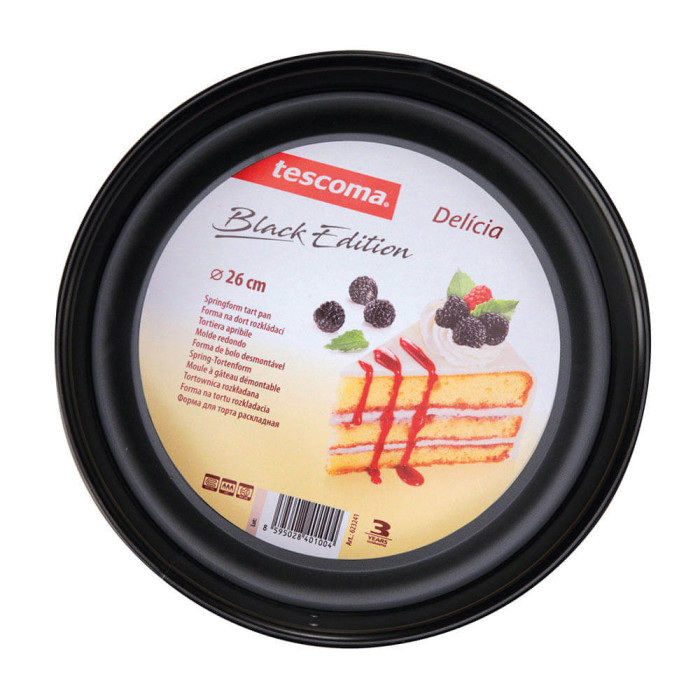 Форма за блат и тарт Tescoma Delicia Black Edition Ø24 cm Форма за блат и тарт Tescoma Delicia Black Edition Ø24 cm - Кухня