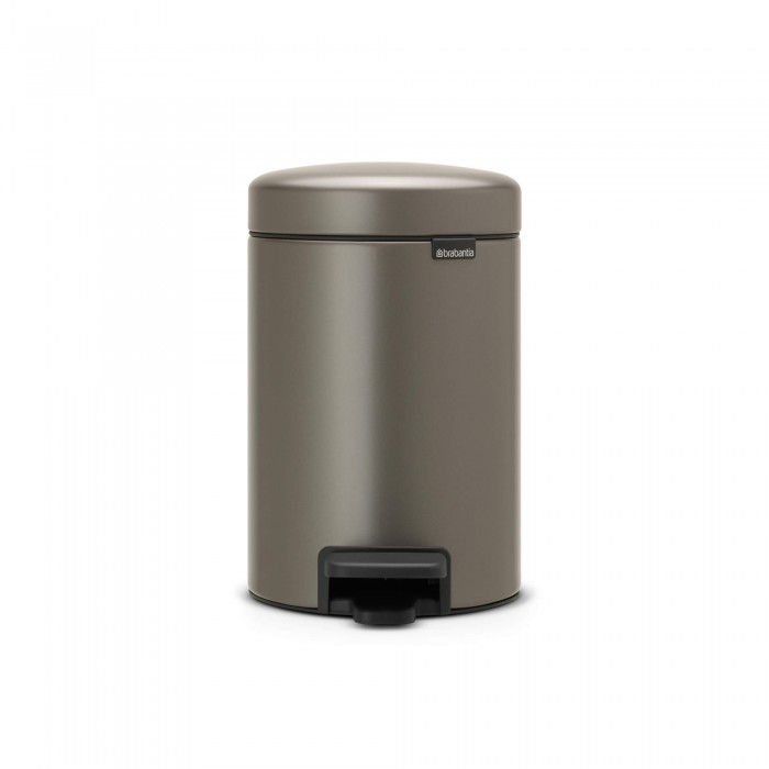 Кош за смет с педал Brabantia NewIcon 3L, Platinum - Баня и почистване